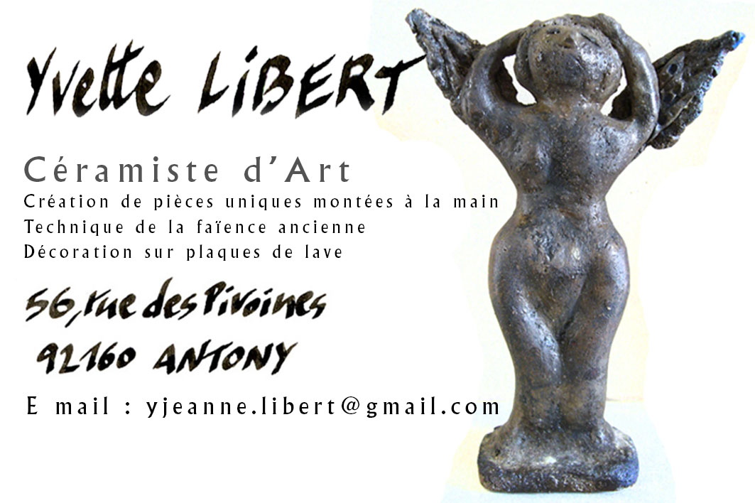 carte de visite Yvette Libert